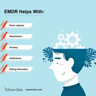 Eye Movement Desensitization and Reprocessing helps with anxiety