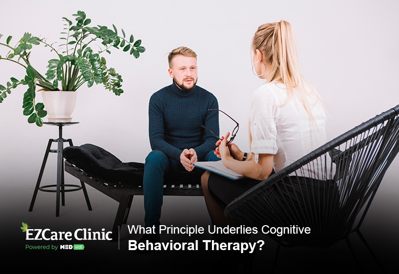 What Principle Underlies Cognitive Behavioral Therapy